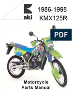 Kawasaki KMX 125 A12 Manual de Partes