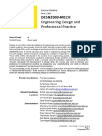 Engineering Design and Professional Practice: DESN2000-MECH