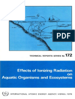 Effects of Ionizing Radiation On Aquatic Organisms and Ecosystems