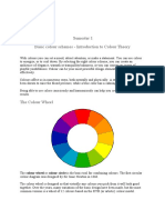 Semester 1 Basic Colour Schemes - Introduction To Colour Theory