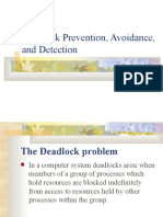 Deadlock Prevention, Avoidance, and Detection