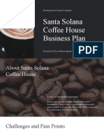 Black and White Basic Restaurant Business Plan Visual Charts Presentation