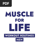 Muscle: Workout Routines MEN