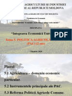 Tema5. Politica Agricola Comuna A UE