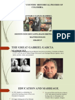 El Gran Gabriel Garcia Marquez Diapositivas.
