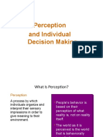 How Individual Perception Impacts Decision Making