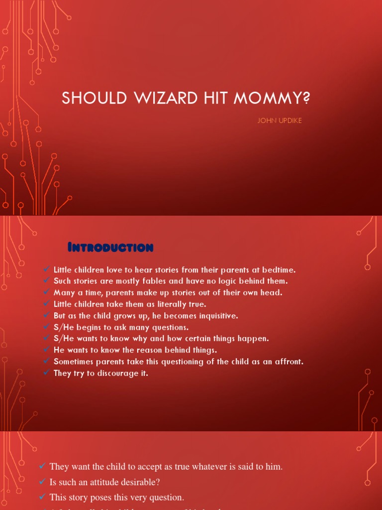 Should Wizard Hit Mommy PDF