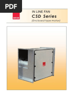 CSP-A1050-VG Fan Cut Sheet | PDF | Horsepower | Duct (Flow)
