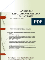 Anggaran Bahan Baku