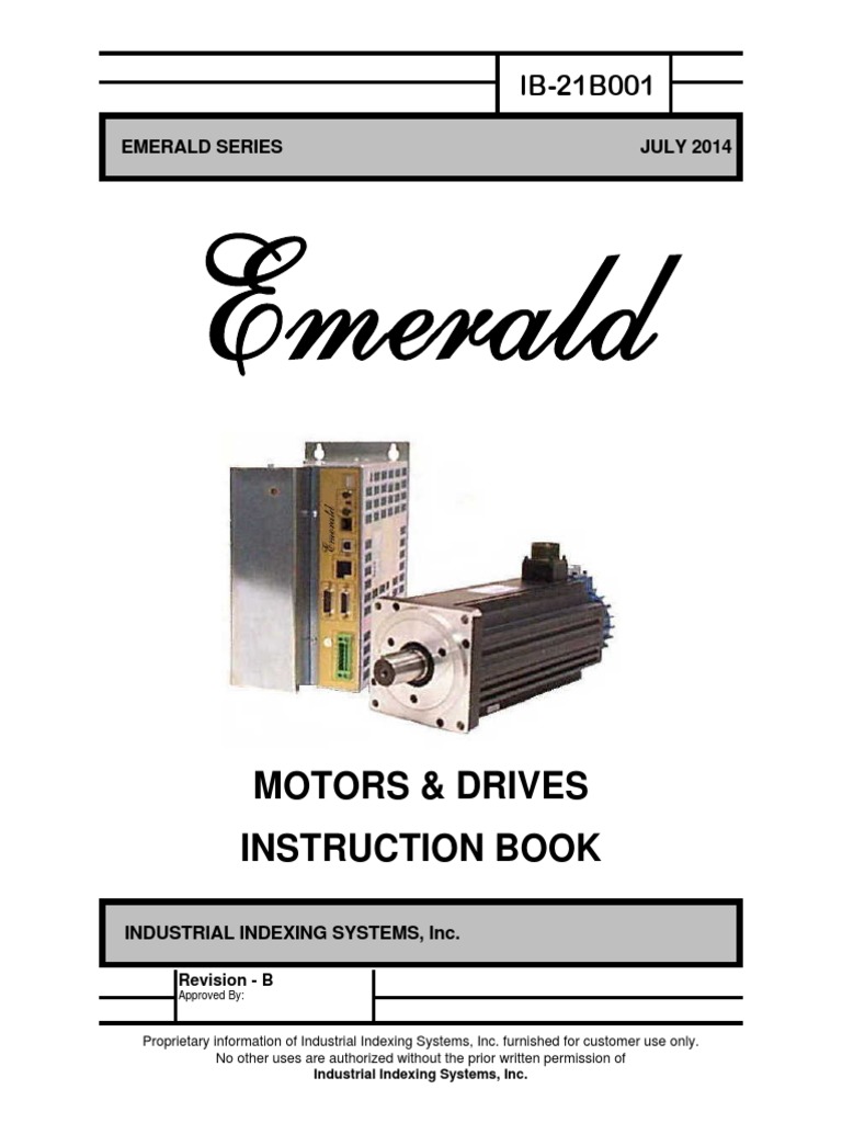 Emerald Motors Drives PDF Power Supply Electric Motor