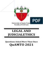 2021 Quamto in Legal Ethics