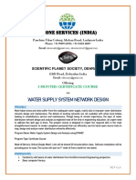 3 Month Water Distribution System Design Cert Course