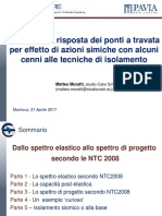 Atti Studio Della Risposta Dei Ponti A Travata Per Effetto Di Azioni Simiche Sismico