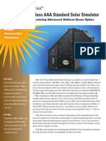 Class AAA Standard Solar Simulator