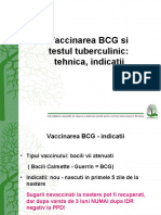 Vaccinarea BCG Si Testul Tuberculinic