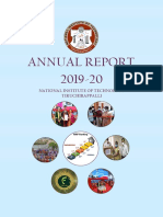 Annual Report 2019-20: National Institute of Technology Tiruchirappalli