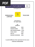 Download World Call Final Report Updated 6th May 2011 by Muhammad Shabbir SN55419814 doc pdf