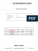 Standard Piping Specifications