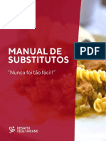 Desafio Vegetariano - Manual de Substitutos