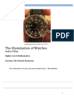 Math IA - (18:20) The Illumination of Watches