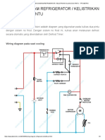 Wiring Diagram Refrigerator - Kelistrikan Kulkas Dua Pintu - Tptumetro