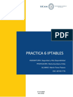 Practica 6 - Iptables