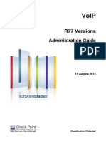 CP R77 VoIP AdministrationGuide