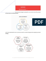 Summary Document - Marketing Mix - I