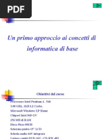 Approccio all'informatica