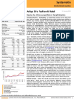 ABFRL - Company Update - 12-01-2022 - Systematix