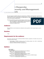 KL 002.104: Kaspersky Endpoint Security and Management. Fundamentals
