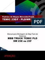 PADRÕES DE MAPAS MERCEDES BENZ TRUCK TEMIC PLD SW 23E ou 23F