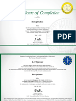 Certificate of Completion: - Biswajit Sahoo