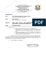 Memorandum For: Supt Emilio Coballes Langcay, Mpa