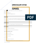 Mohd Suhail: Curriculum Vitae