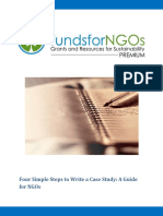 Four Simple Steps To Write A Case Study A Guide For NGOs