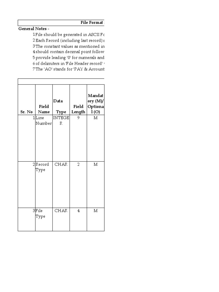 Form 24G File Format Guide | PDF | Text File | File Format