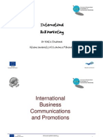 International Business Communications and Promotions