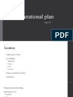 Operational Plan: Right Fit