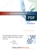 Colloid Chemistry - Chapter 2 - Surface Phenomena