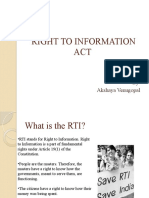 Right To Information Act
