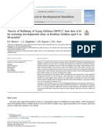 "Survey of Wellbeing of Young Children (SWYC) " - How Does It Fit For Screening Developmental Delay in Brazilian Children Aged 4 To 58 Months