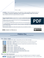 Author(s) : Peter Hitchcock, PH.D., 2009 License: Unless Otherwise Noted, This Material Is Made Available Under The Terms of