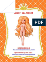 "Rosette" Doll Pattern: Author Myazina Julia English Translation by Serena Swartz