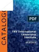 Catalogo TRV International Leadership Institute