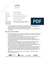 Facilities Manager Job Description Word Document