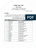 21.01.2022 List of BJP Candidate Uttar Pradesh Legislative Assembly Election 2022