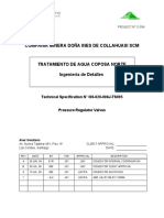 Compañía Minera Doña Ines de Collahuasi SCM: Technical Specification #I08-028-000J-TS095