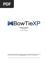 Bowtiexp Software Manual For Release 10 0 Pdf Pdf Microsoft Excel Spreadsheet