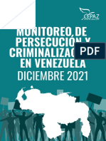 CEPAZ Informe de Persecucion Diciembre